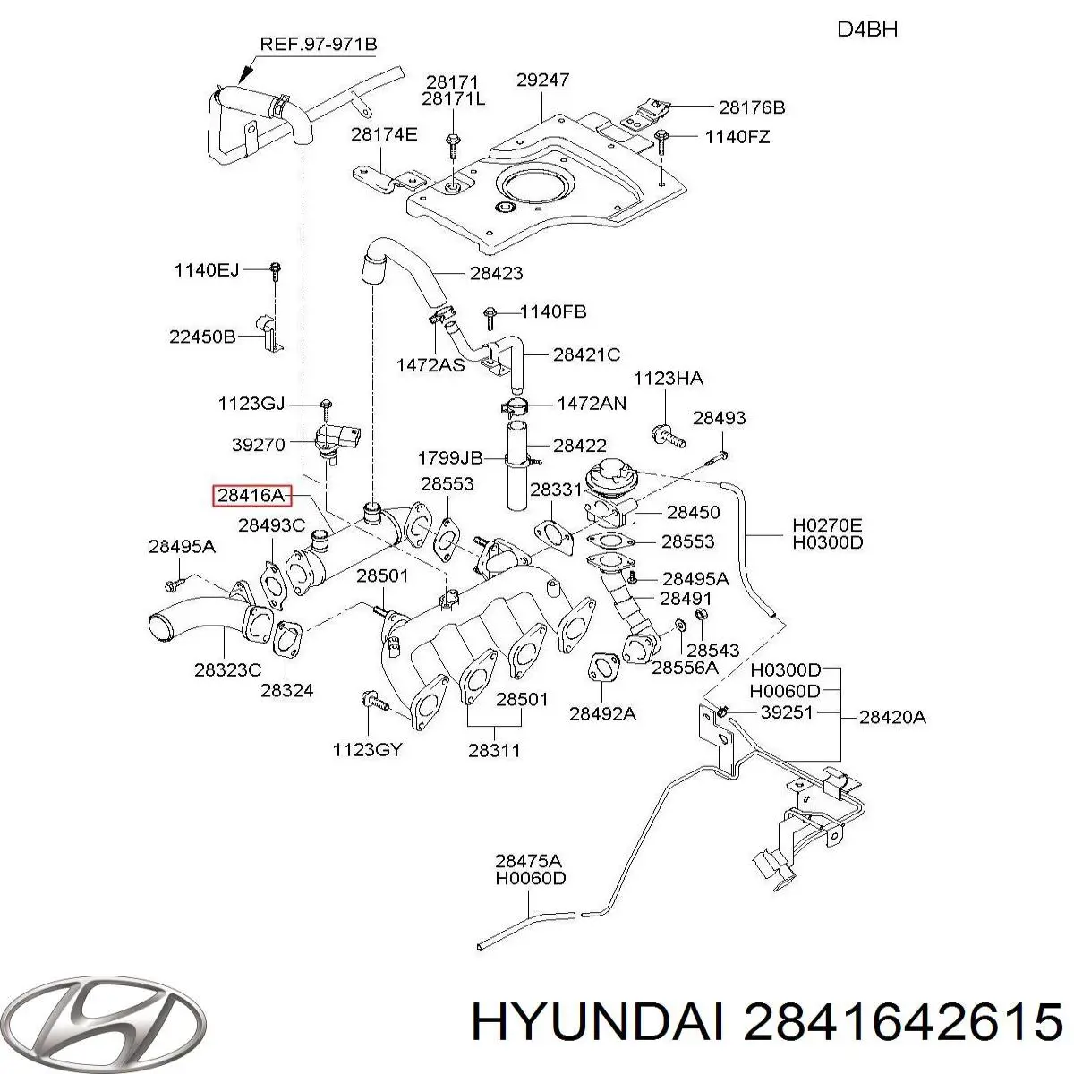  Hyundai/Kia 2841642615 ціна, від 4.48 USD