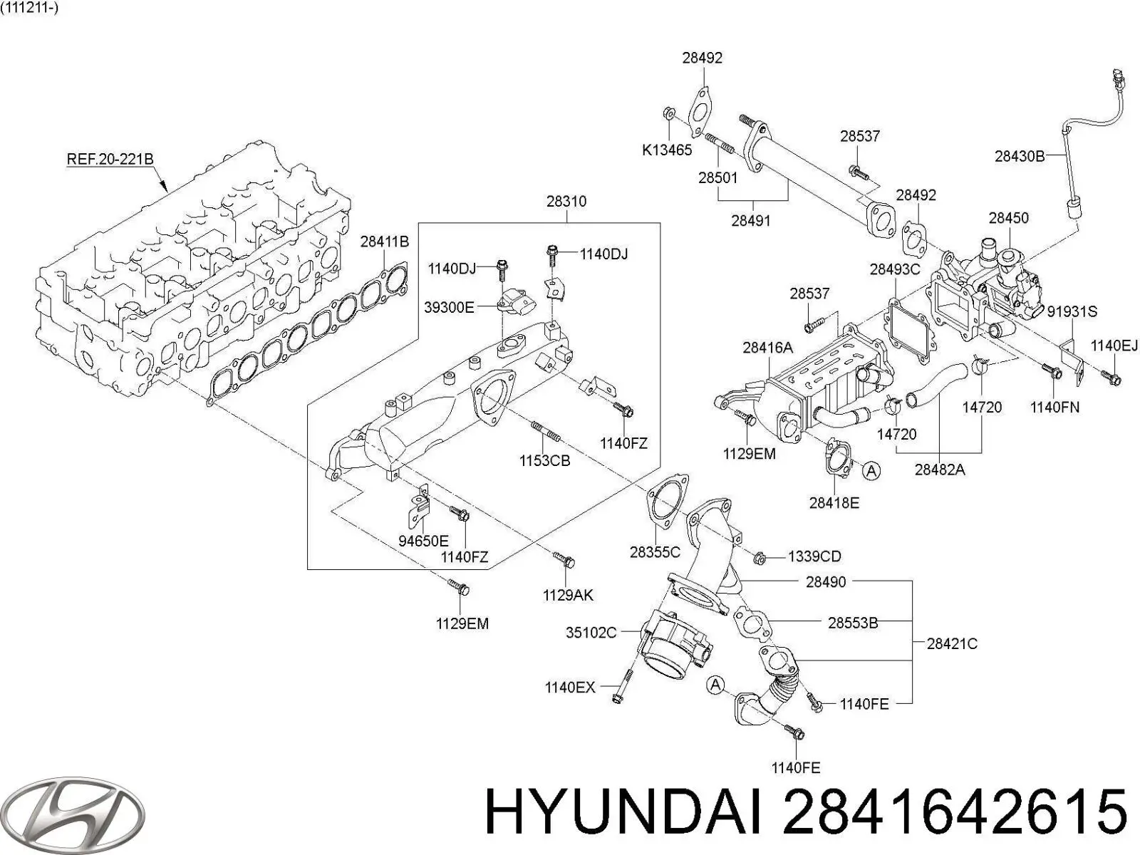  Hyundai/Kia 2841642610 ціна, від 4.49 USD