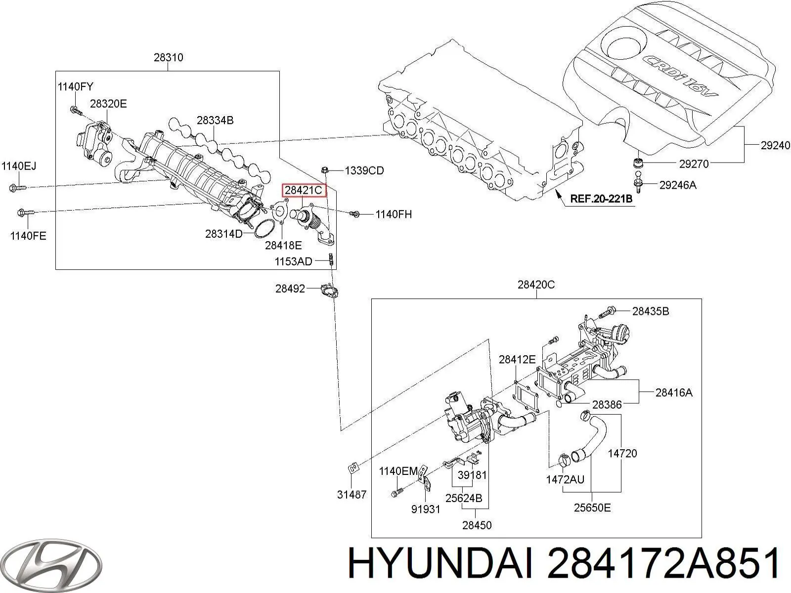 284172A851 Hyundai/Kia 