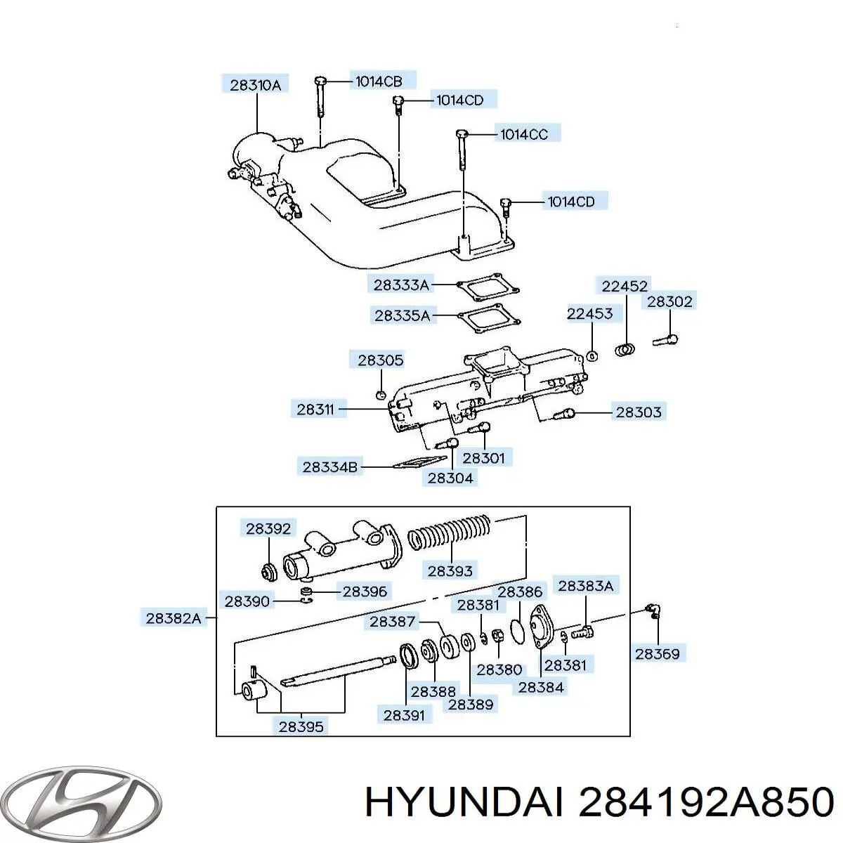  284192A850 Hyundai/Kia