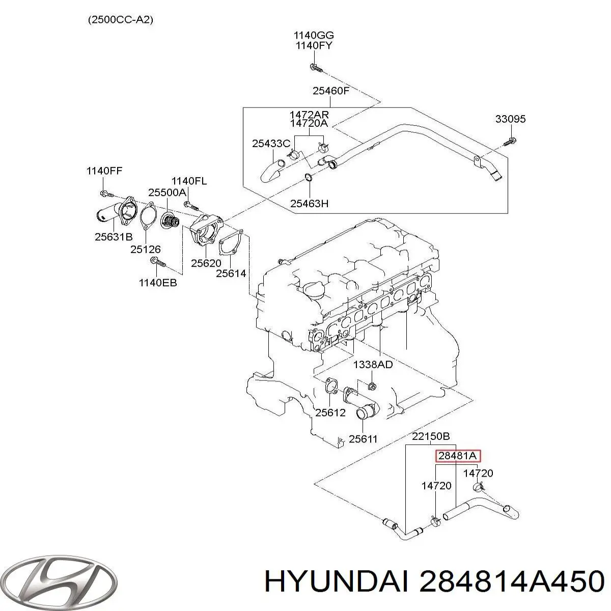  284814A450 Hyundai/Kia