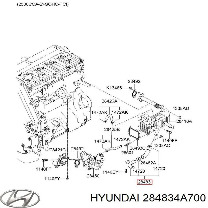 284834A700 Hyundai/Kia 