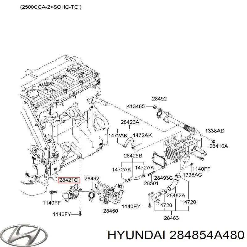  284854A480 Hyundai/Kia