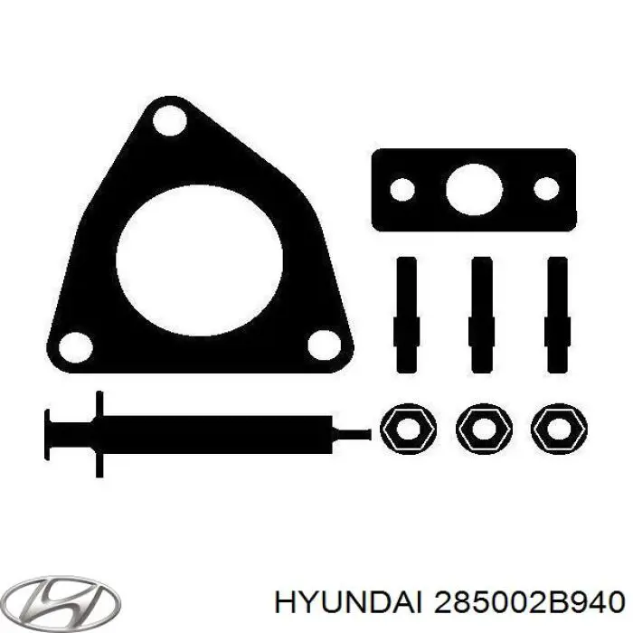 285002B940 Hyundai/Kia Каталітичний нейтралізатор відпрацьованих газів