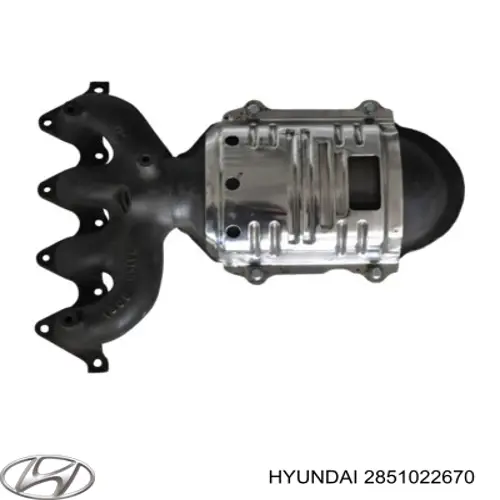 Конвертор-каталізатор (каталітичний нейтралізатор) Hyundai/Kia 2851022670 ціна, від 126.69 USD