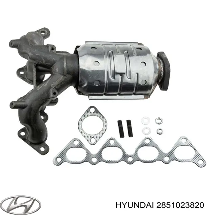 Конвертор-каталізатор (каталітичний нейтралізатор) Hyundai/Kia 2851023820 ціна, від 1139.92 USD