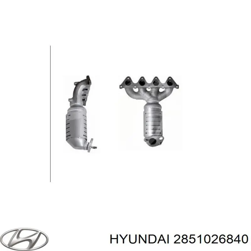 Купити 2851026840 Hyundai/Kia Випускний колектор