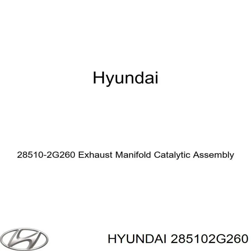  285102G260 Hyundai/Kia