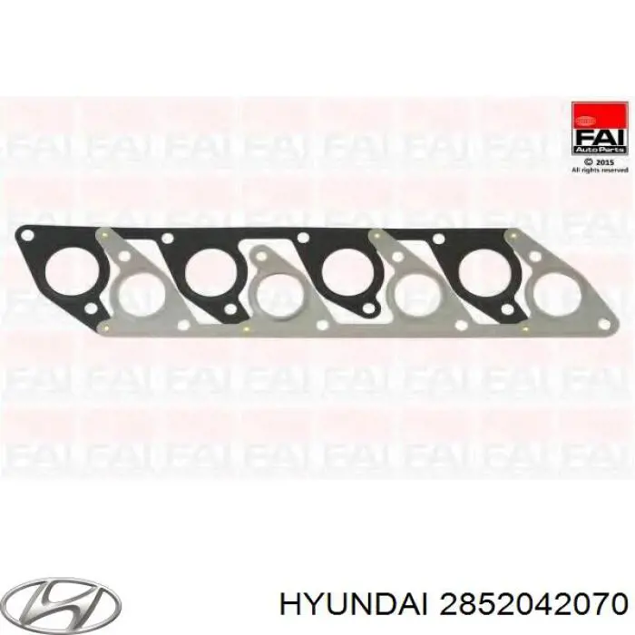 Купити 2852042070 Hyundai/Kia Прокладка, впускний/випускний колектор, поєднана