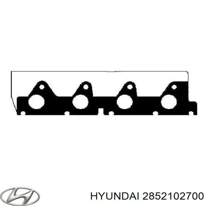 2852102700 Hyundai/Kia прокладка випускного колектора