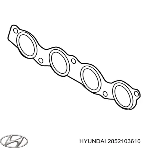 Прокладка випускного колектора Hyundai/Kia 2852103610 ціна, від 8.49 USD