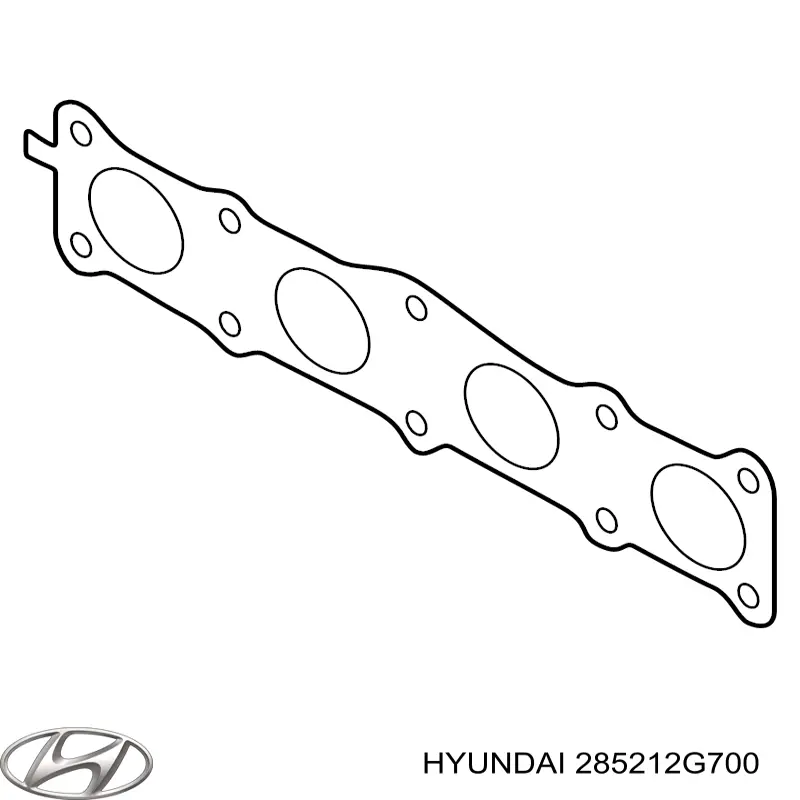 285212G700 Hyundai/Kia прокладка випускного колектора