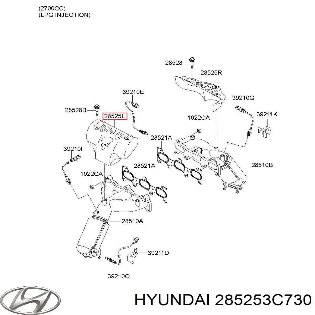 Купити 285253C730 Hyundai/Kia 