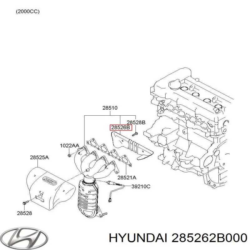  285262B000 Hyundai/Kia