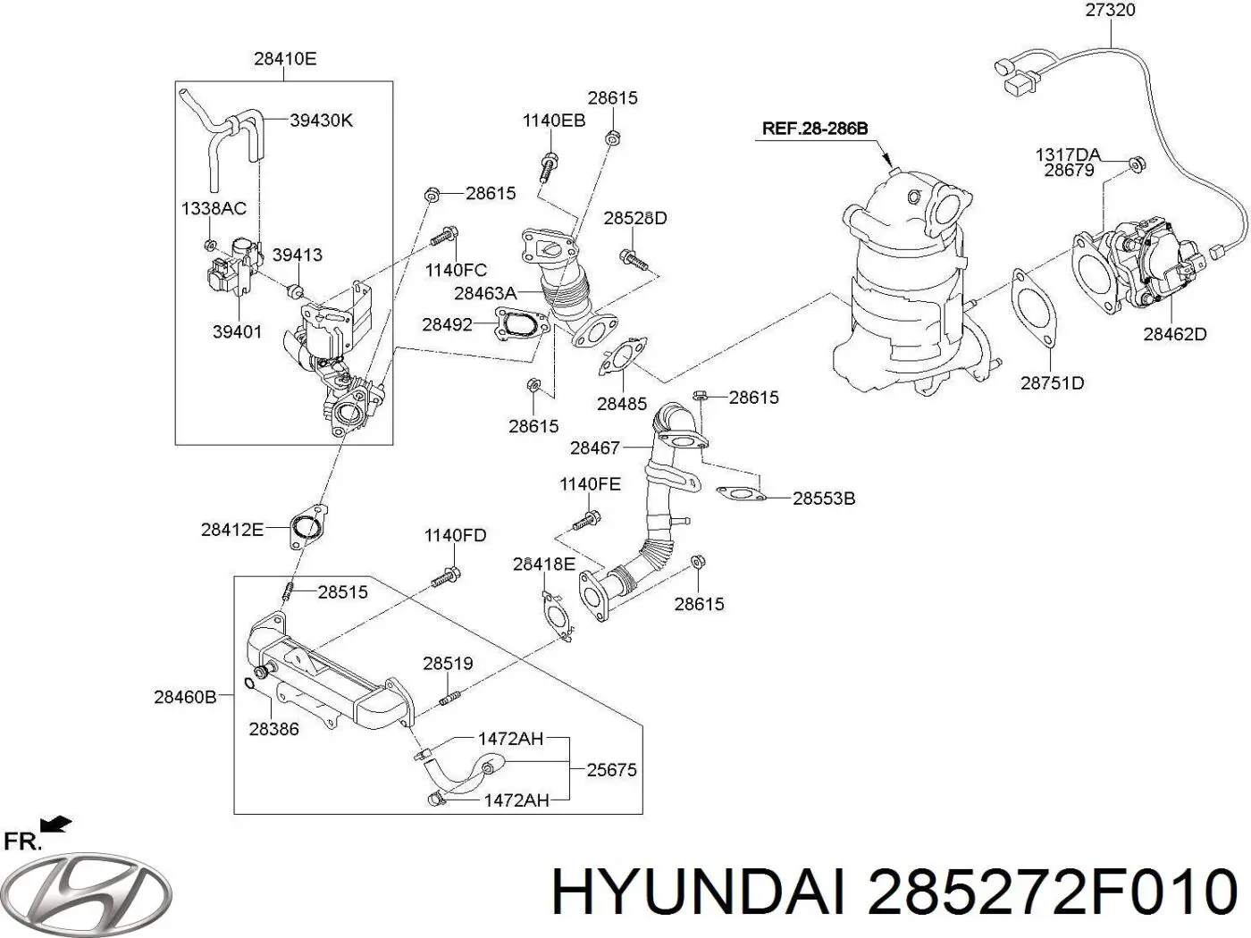 285272F010 Hyundai/Kia 