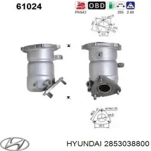 Купити HY6016T Polcar Перетворювач відпрацьованих газів