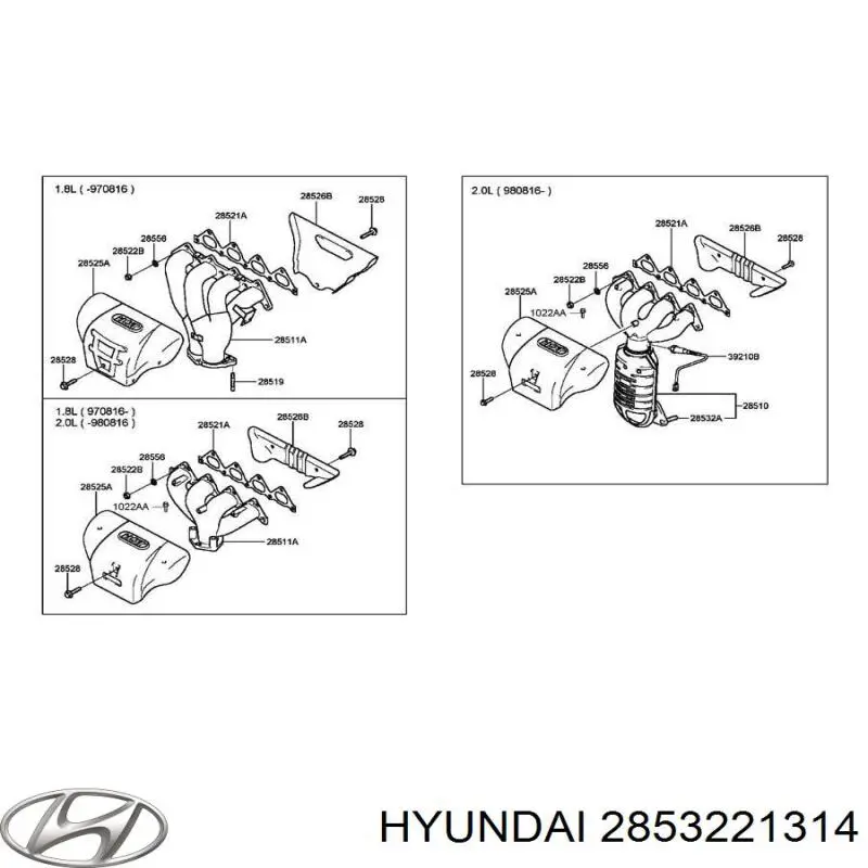  2853221310 Hyundai/Kia