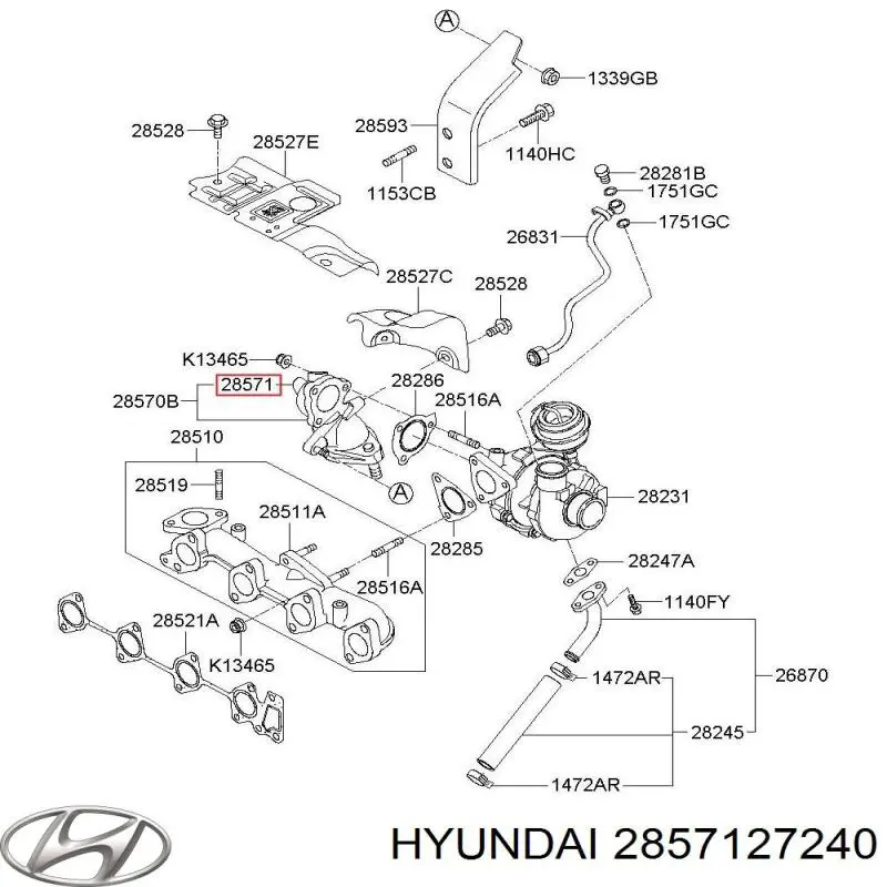  2857127240 Hyundai/Kia