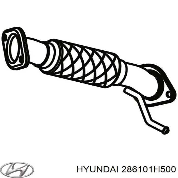 286101H500 Hyundai/Kia Глушник передній
