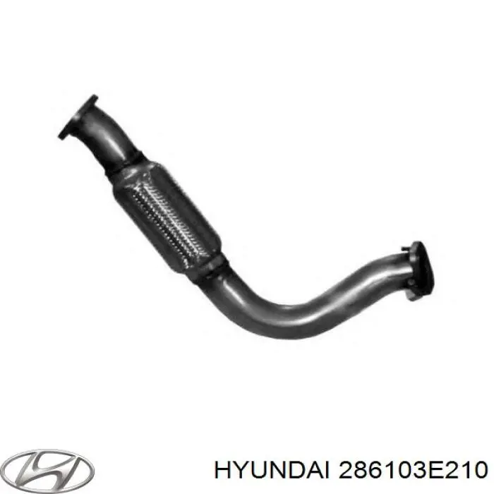 286103E210 Hyundai/Kia Труба приймальна (штани) глушника, передня