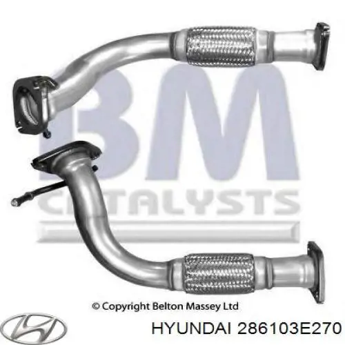 Глушник, передня частина Hyundai/Kia 286103E270 ціна, від 38.94 USD