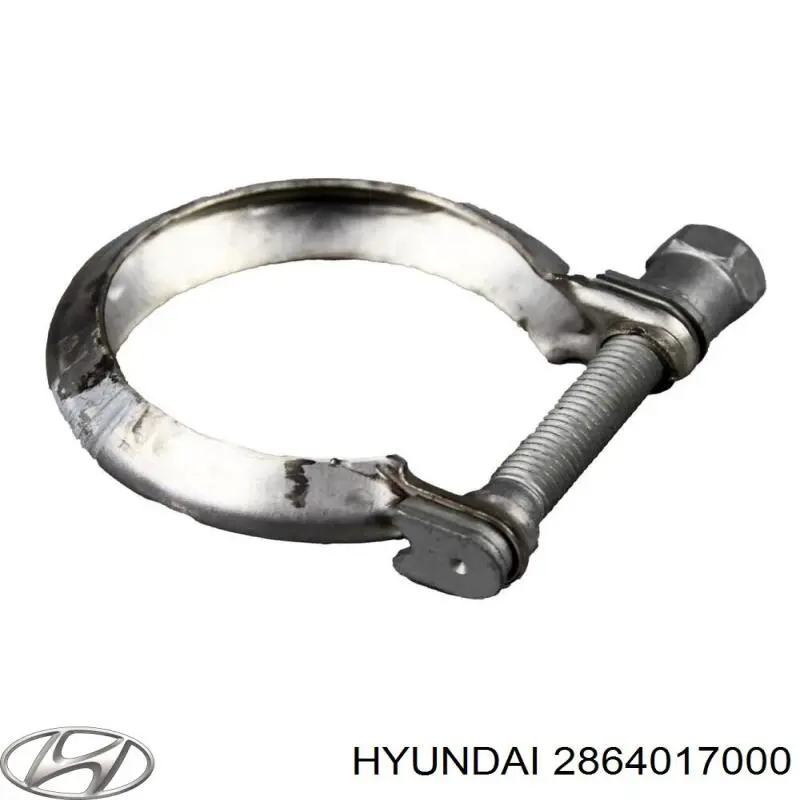 Кронштейн/хомут глушника, задній 2864017000 Hyundai/Kia