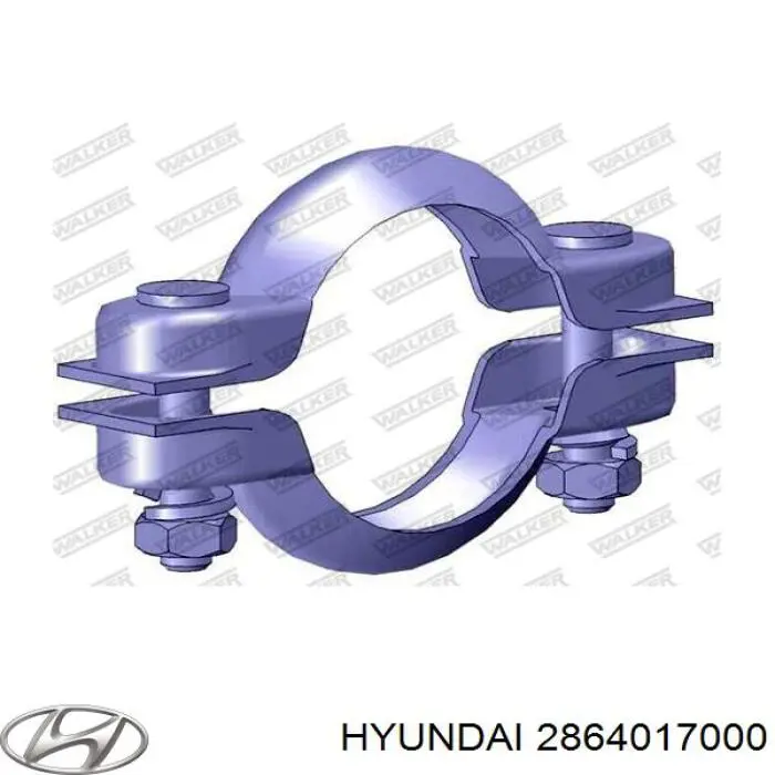 Хомут кріплення глушника задній Hyundai/Kia 2864017000 ціна, від 2.03 USD
