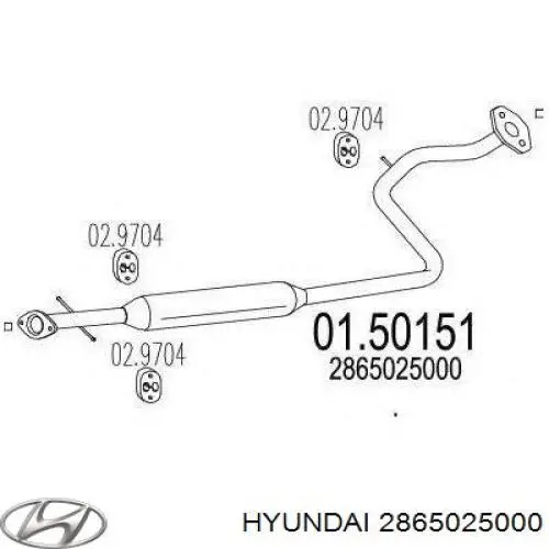  Hyundai/Kia 2865025000 ціна, від 119.95 USD