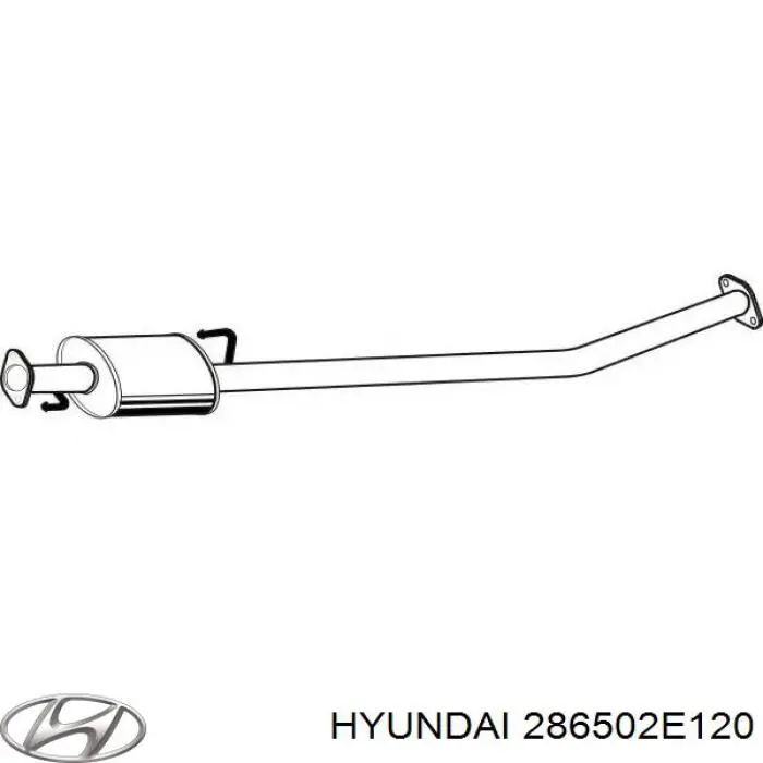 Купити 283591 Bosal Глушник, передня частина