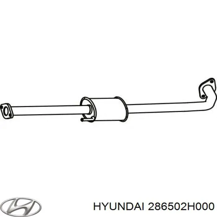 Глушник Hyundai/Kia 286502H000 ціна, від 34.77 USD