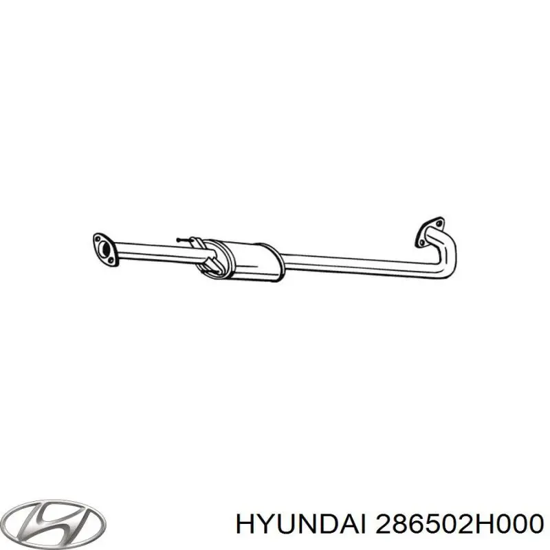 Купити 286502H000 Hyundai/Kia Вихлоп