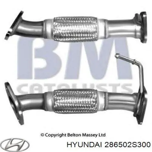 Глушник, передня частина Hyundai/Kia 286502S300 ціна, від 52.48 USD