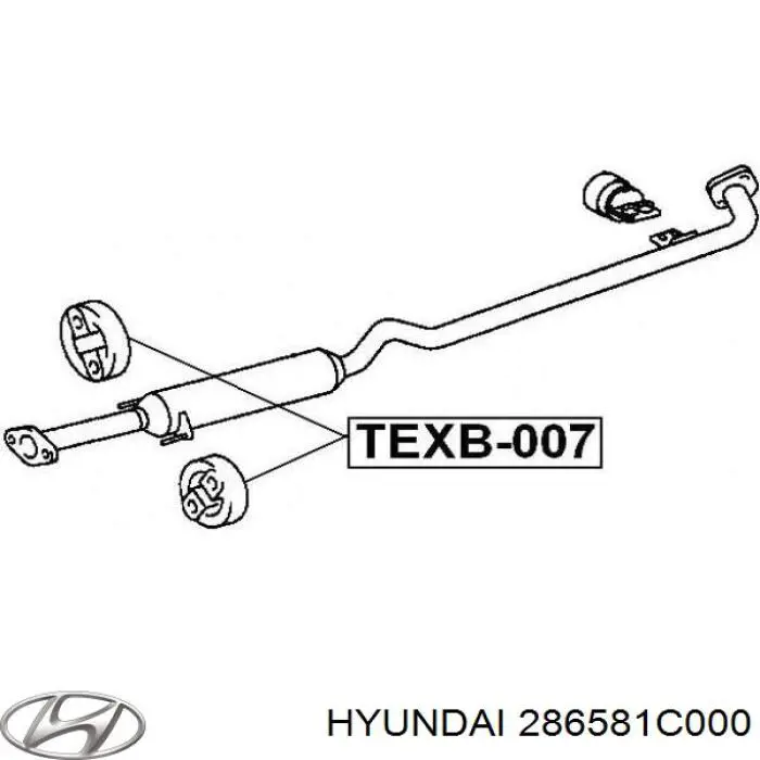 Подушка глушника 0051804591 Fiat/Alfa/Lancia