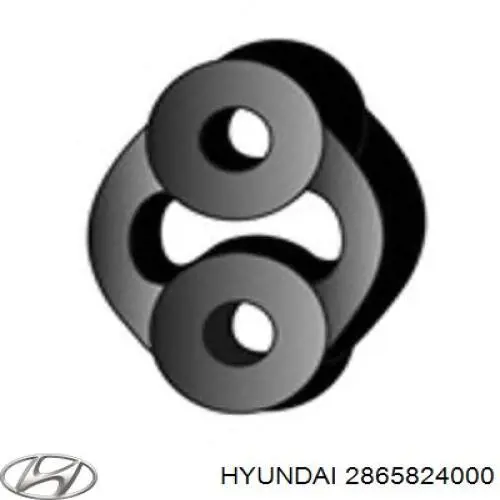 Купити 2865824000 Hyundai/Kia Подушка глушника