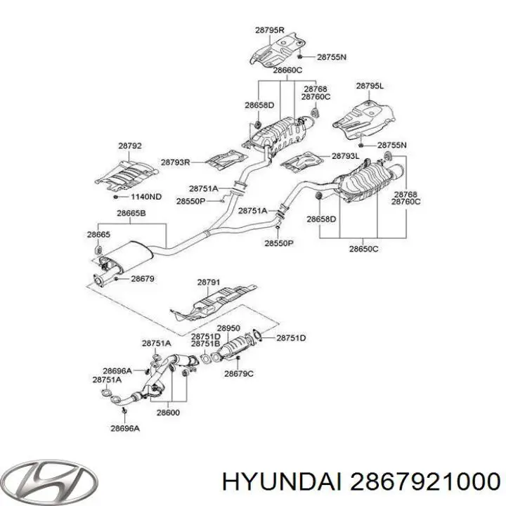  2867921000 Hyundai/Kia