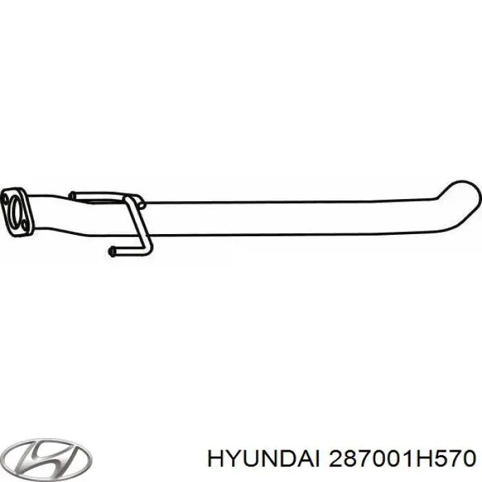 Купити 287001H570 Hyundai/Kia Вихлоп