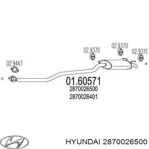  2870026500 Hyundai/Kia