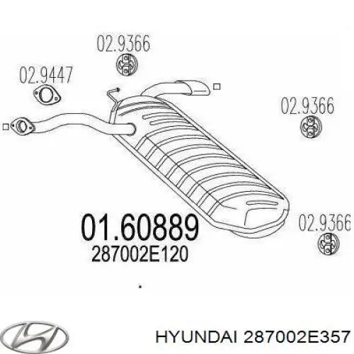  287002E357 Hyundai/Kia