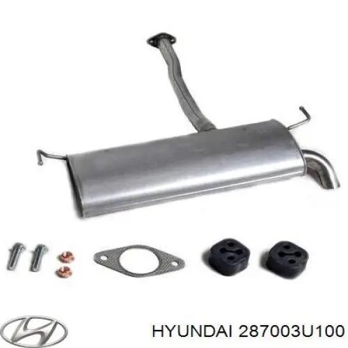 Купити 287003U100 Hyundai/Kia Вихлоп