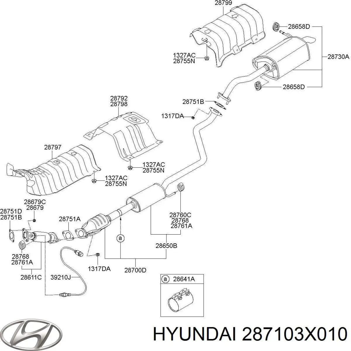  287103X010 Hyundai/Kia