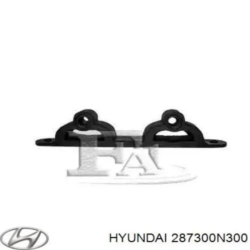 Глушник, задня частина Hyundai Accent VERNA (Хендай Акцент)