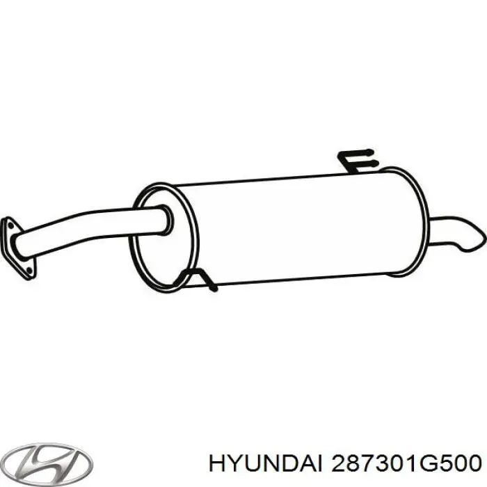 Вихлоп KIA Rio II седан (JB) (2005 - 2011) ціна, від 76.27 USD