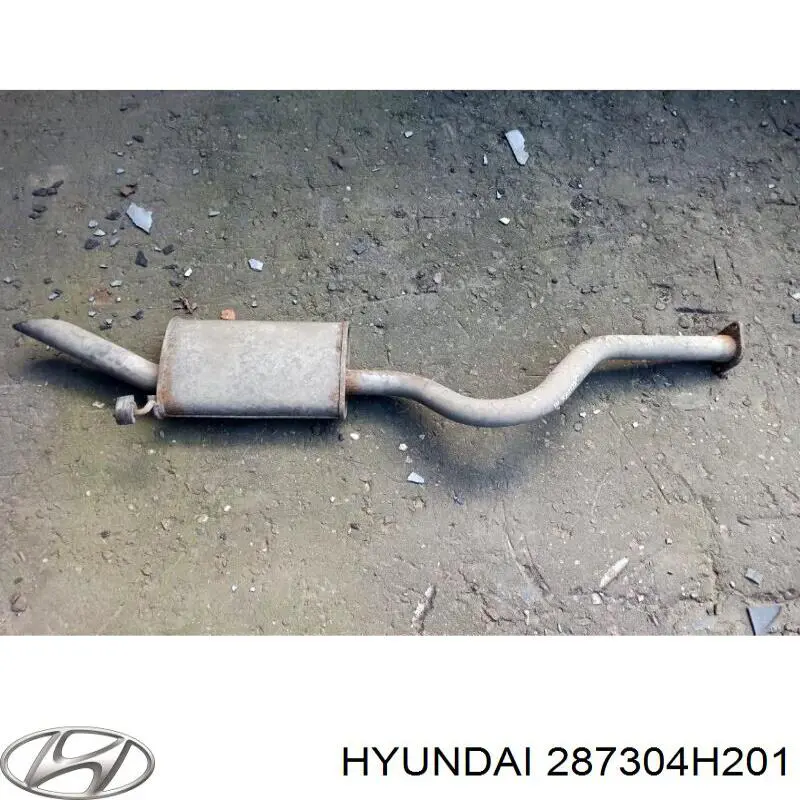 287304H201 Hyundai/Kia Глушник, задня частина