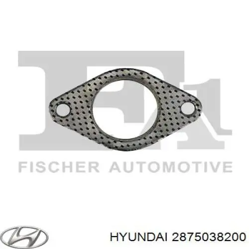 Прокладка прийомної труби глушника Hyundai Sonata (EF) (Хендай Соната)