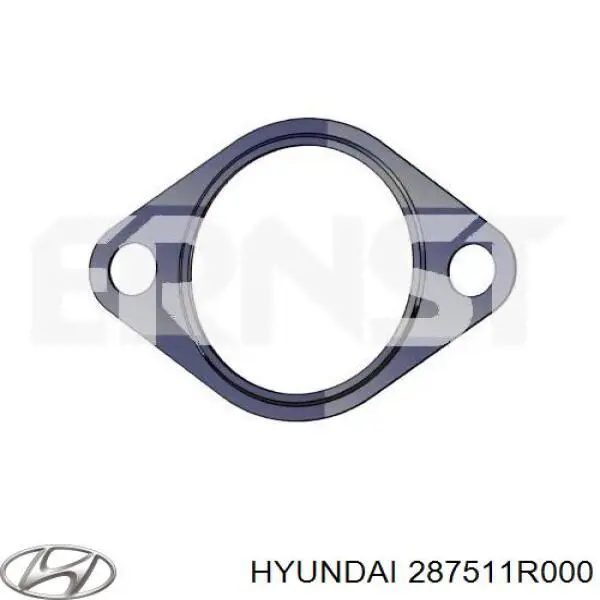 Прокладка прийомної труби глушника Hyundai I30 (Хендай Ай 30)