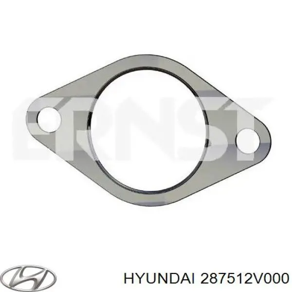 287512V000 Hyundai/Kia прокладка прийомної труби глушника
