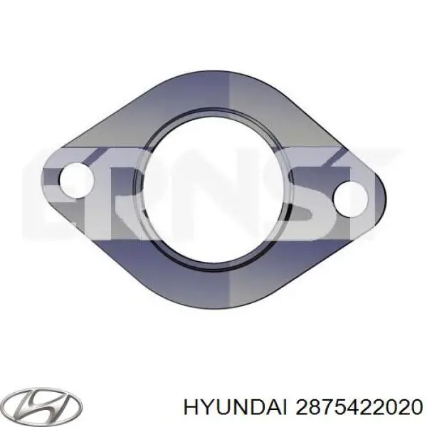 2875422020 Hyundai/Kia прокладка прийомної труби глушника