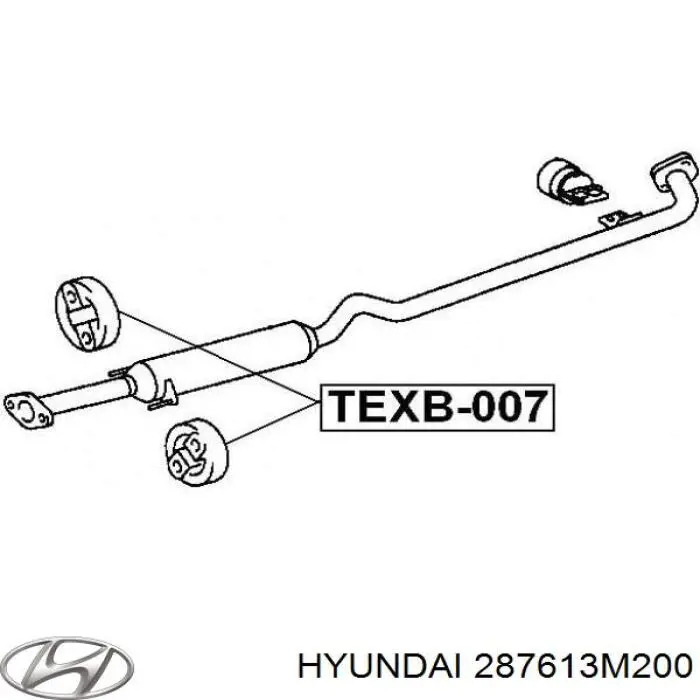 Подушка глушника T31462 RBI