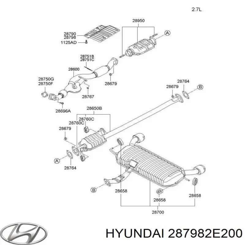  Hyundai/Kia 287982E200 ціна, від 6.33 USD