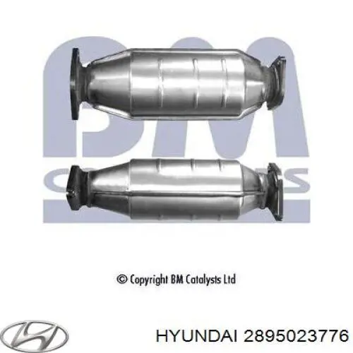 Конвертор-каталізатор (каталітичний нейтралізатор) Hyundai/Kia 2895023776 ціна, від 270.05 USD